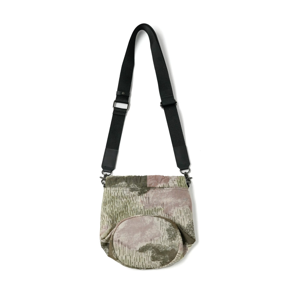 Kinchaku Shoulder with Military Tent Fabric [Material Selected by TOTO] *EXCLUSIVE