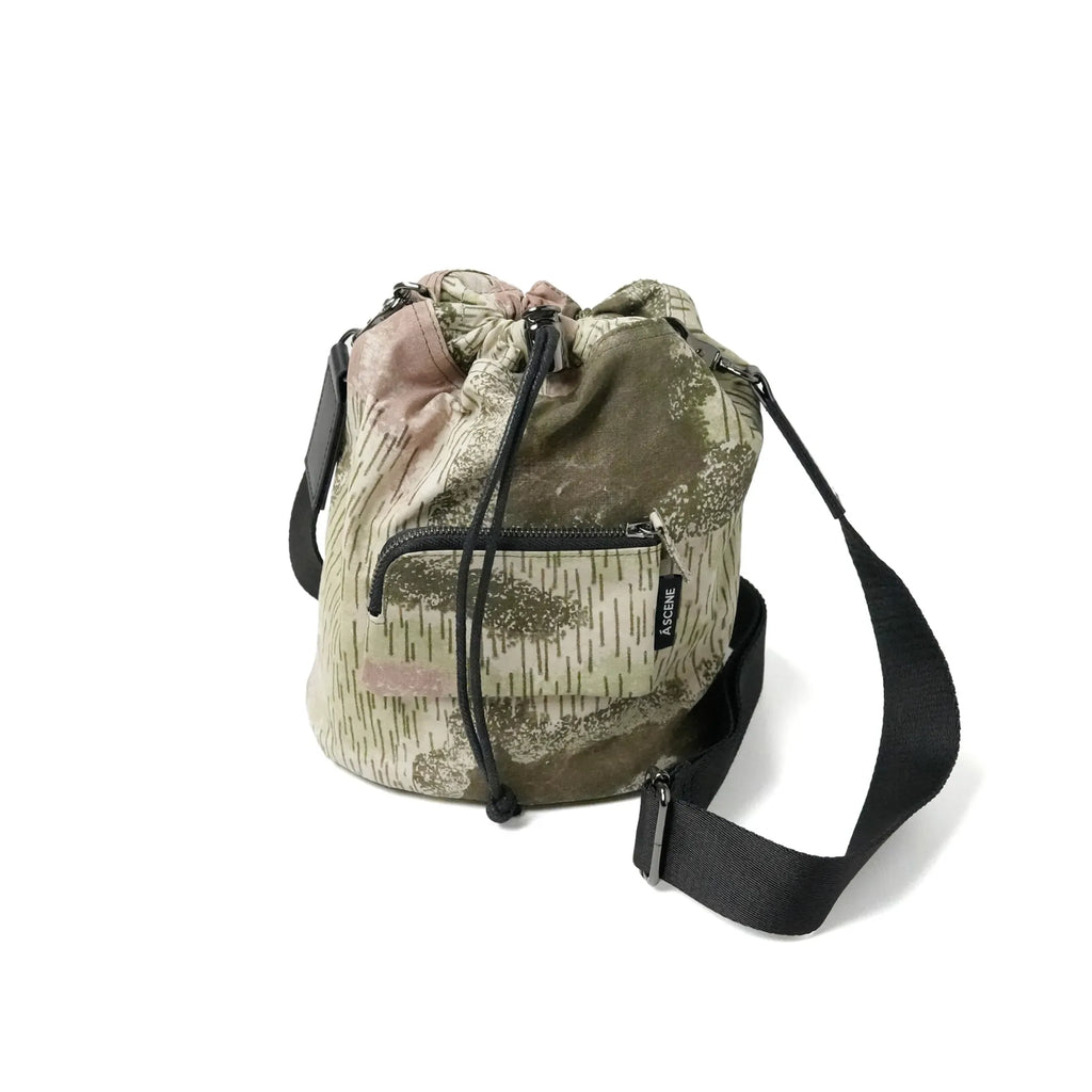 Kinchaku Shoulder with Military Tent Fabric [Material Selected by TOTO] *EXCLUSIVE