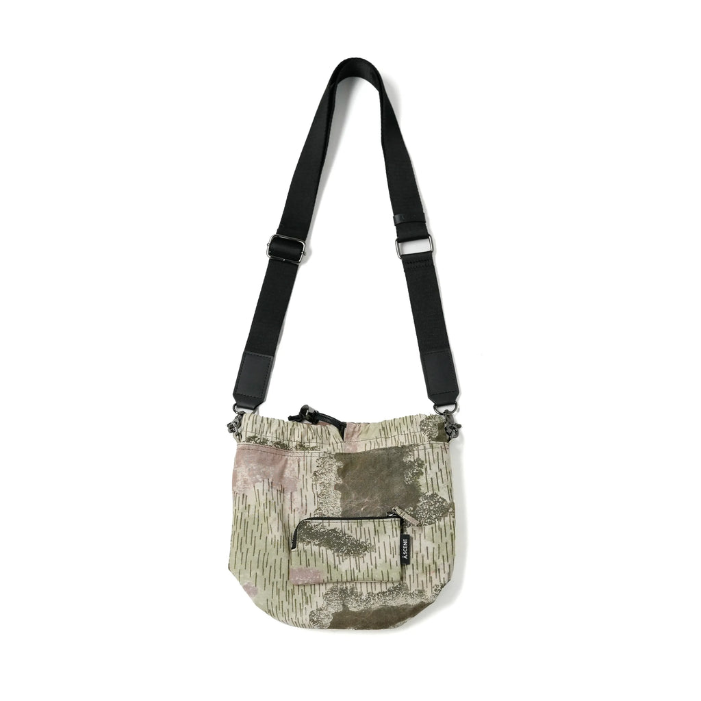 Kinchaku Shoulder with Military Tent Fabric [Material Selected by TOTO] *EXCLUSIVE