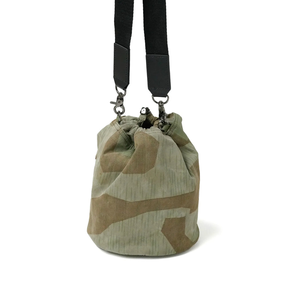 Kinchaku Shoulder with Military Tent Fabric [Material Selected by TOTO] *EXCLUSIVE