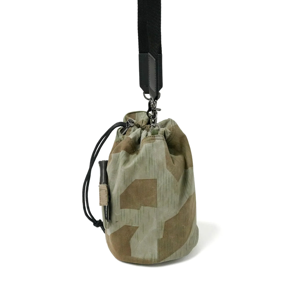 Kinchaku Shoulder with Military Tent Fabric [Material Selected by TOTO] *EXCLUSIVE