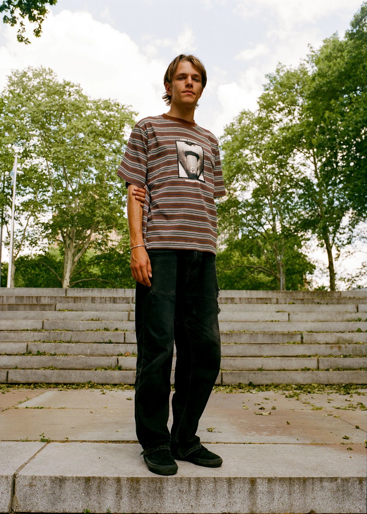 MULTI BORDER TEE