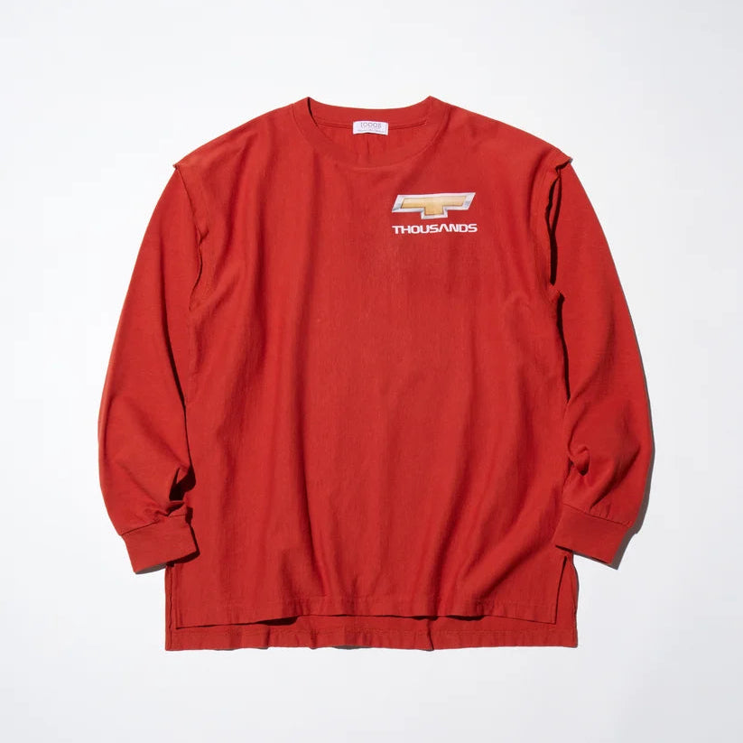 DETROIT LOGO CUTOFF LS TEE [4COLORS]