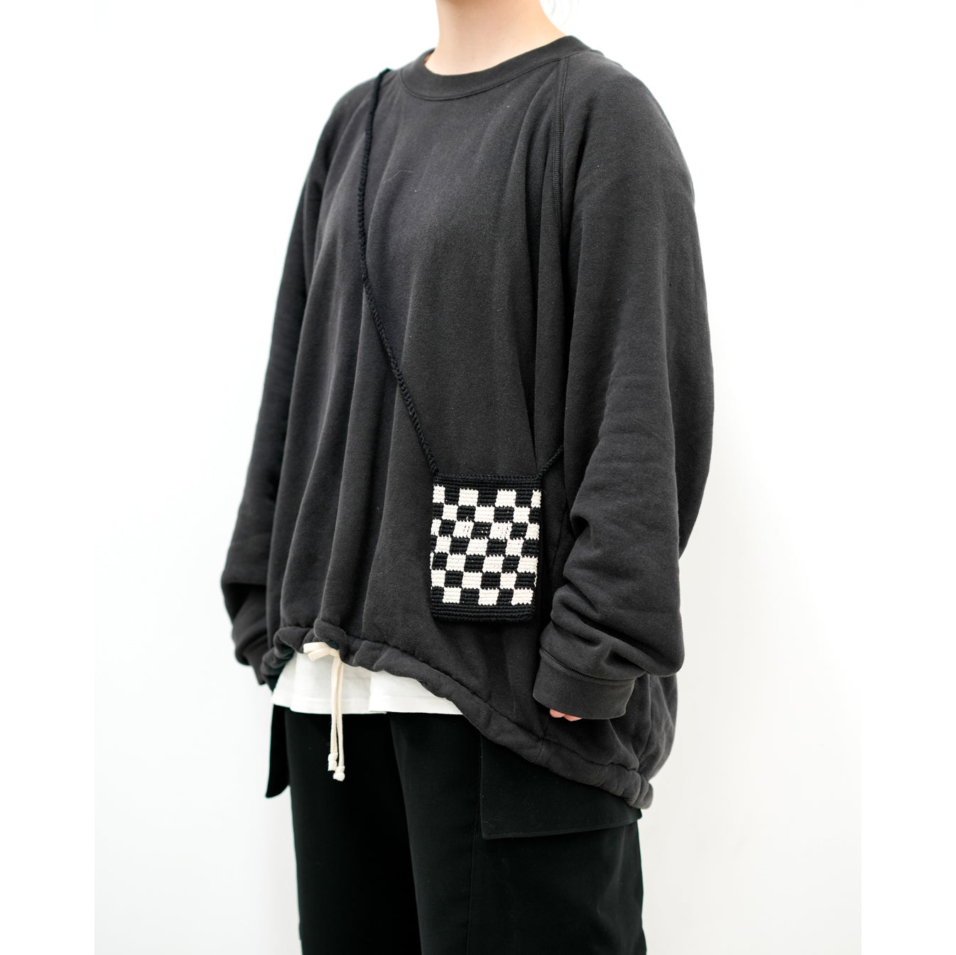 el mare / DELSOL Checkered flag bag mini