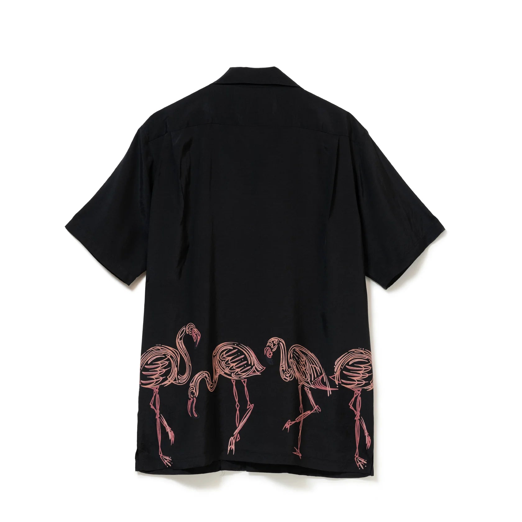 FLAMINGO SHORT SLEEVE - BLACK×PINK