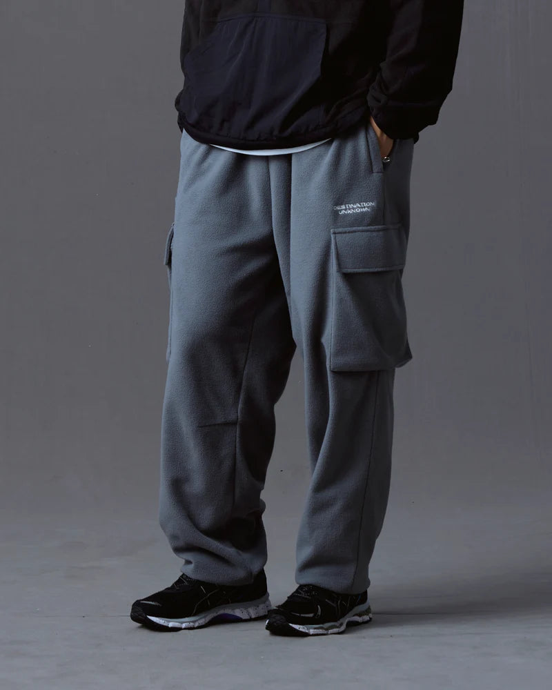 FLEECE CARGO PANTS
