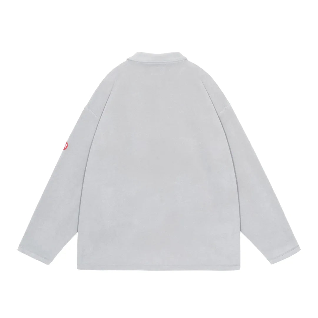 FLEECE SNAP SHIRT GREY