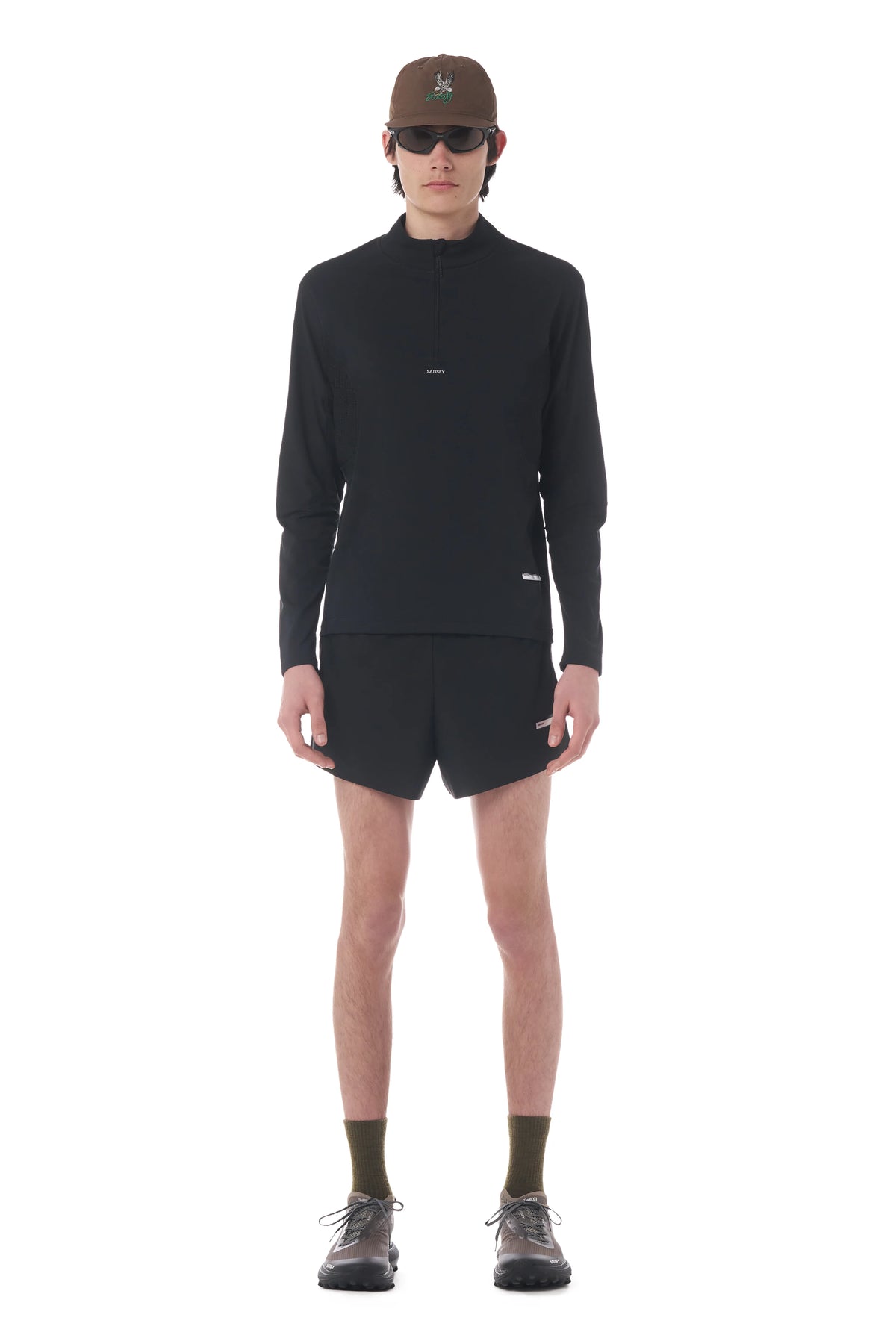 FuzzFleece Octa Half Zip Long Tee