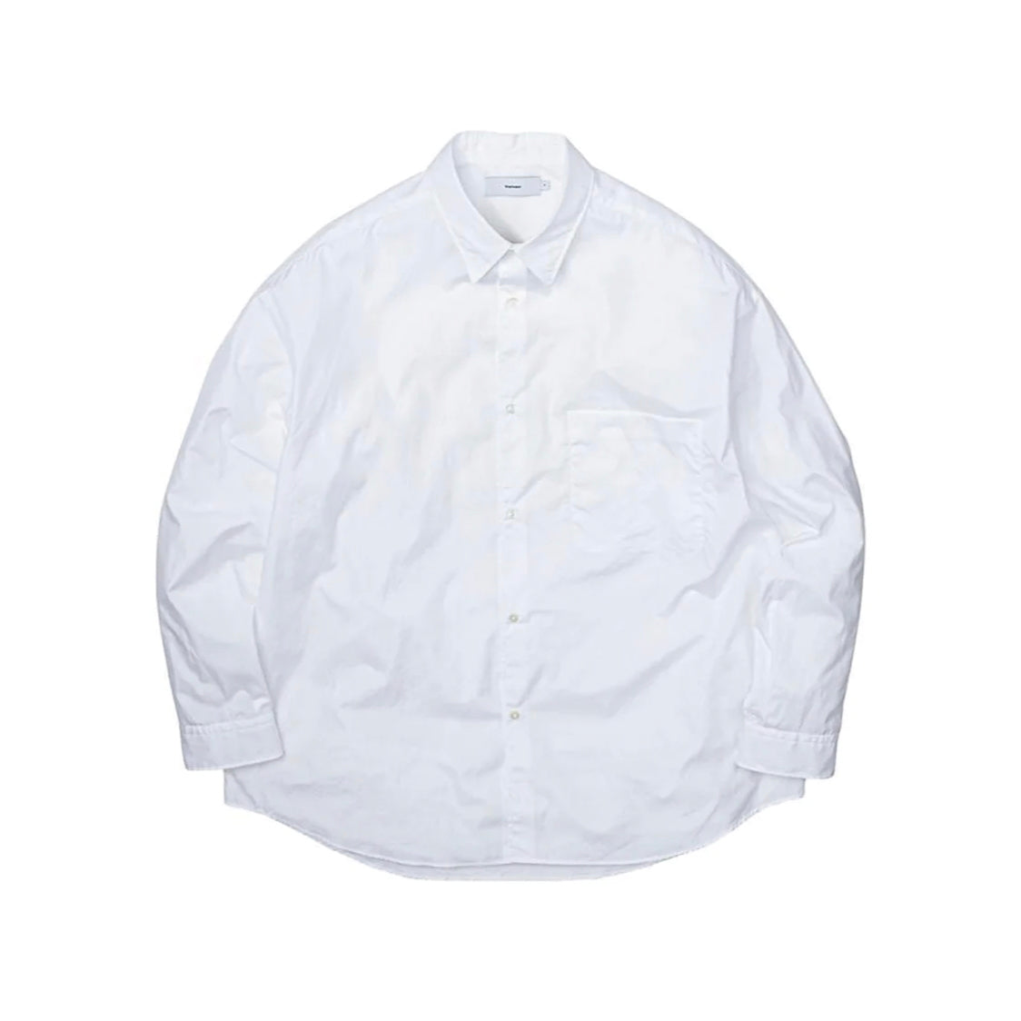 Broad L/S Oversized Regular Collar Shirt [4 COLORS]