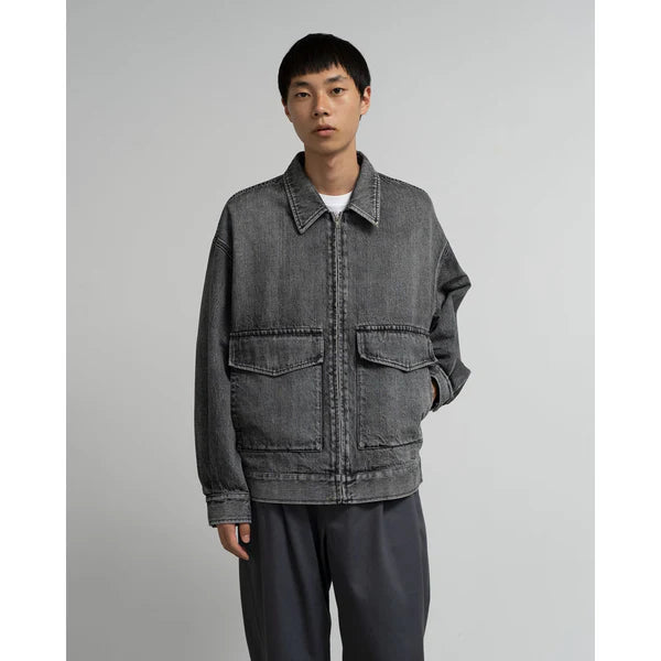 Selvage Denim Zip Jacket [GU263-20056LB]