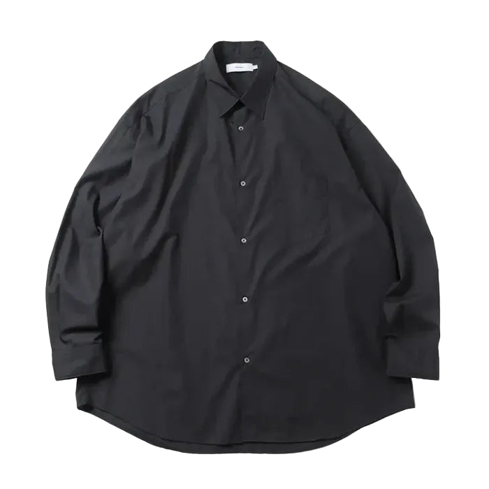 Broad L/S Oversized Regular Collar Shirt [4 COLORS]