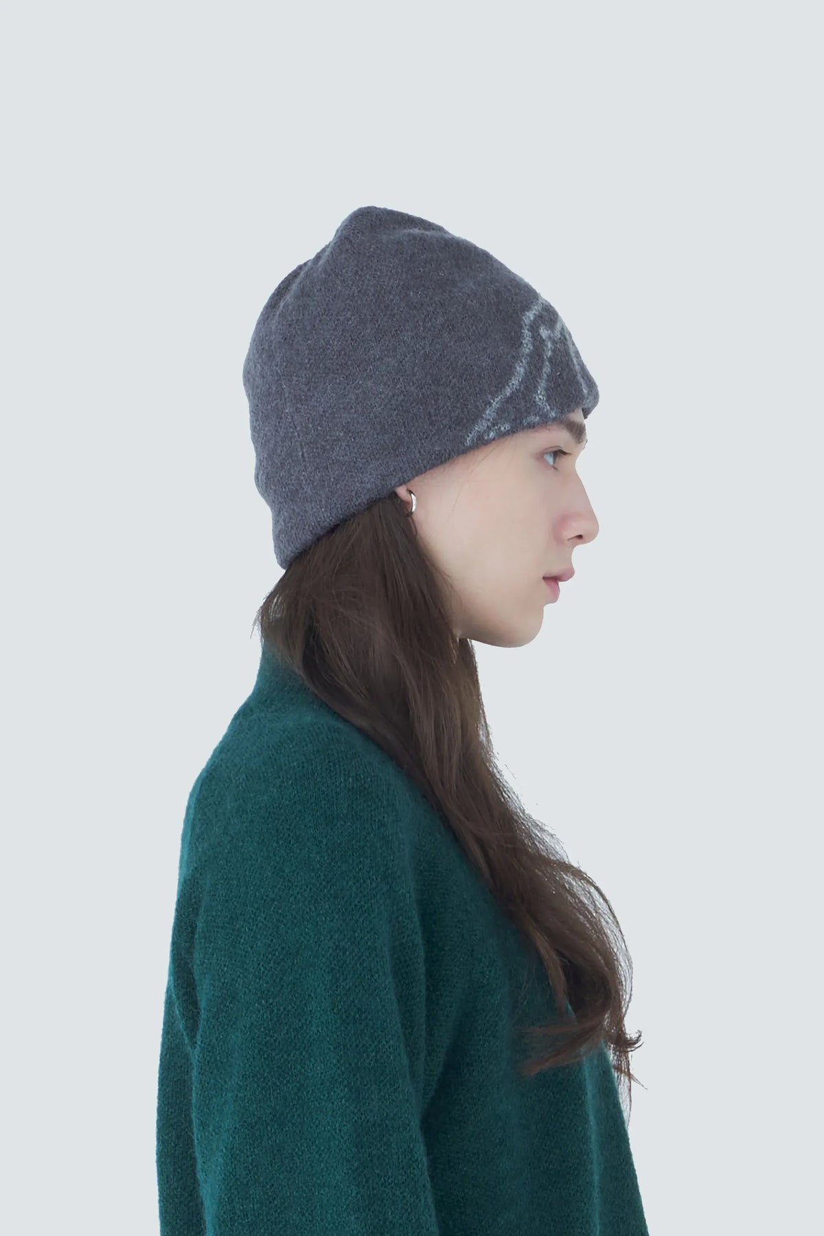 MASCOT MOHAIR MEXED BEANIE [5COLORS]