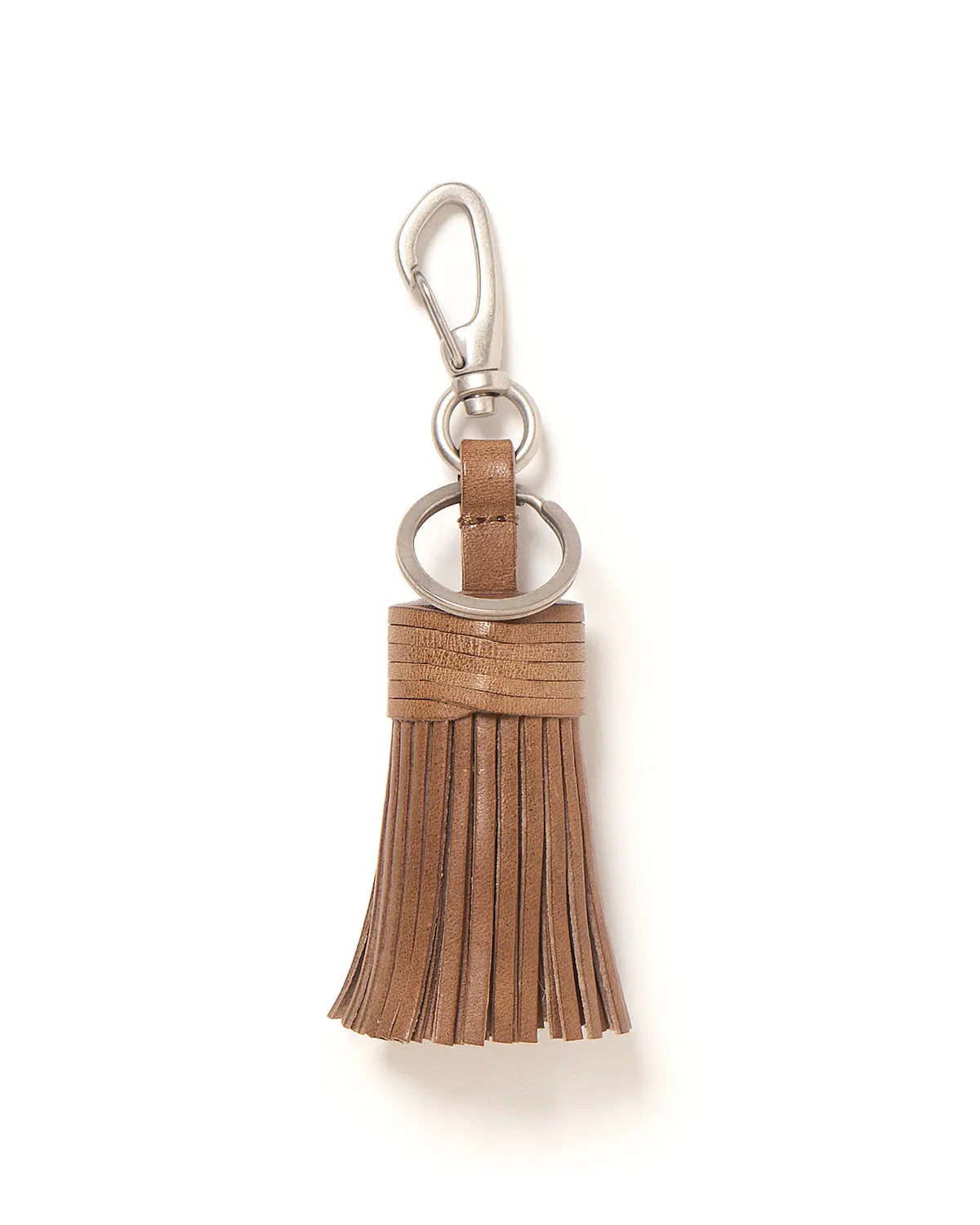 TASSEL KEY RING HORSE LEATHER