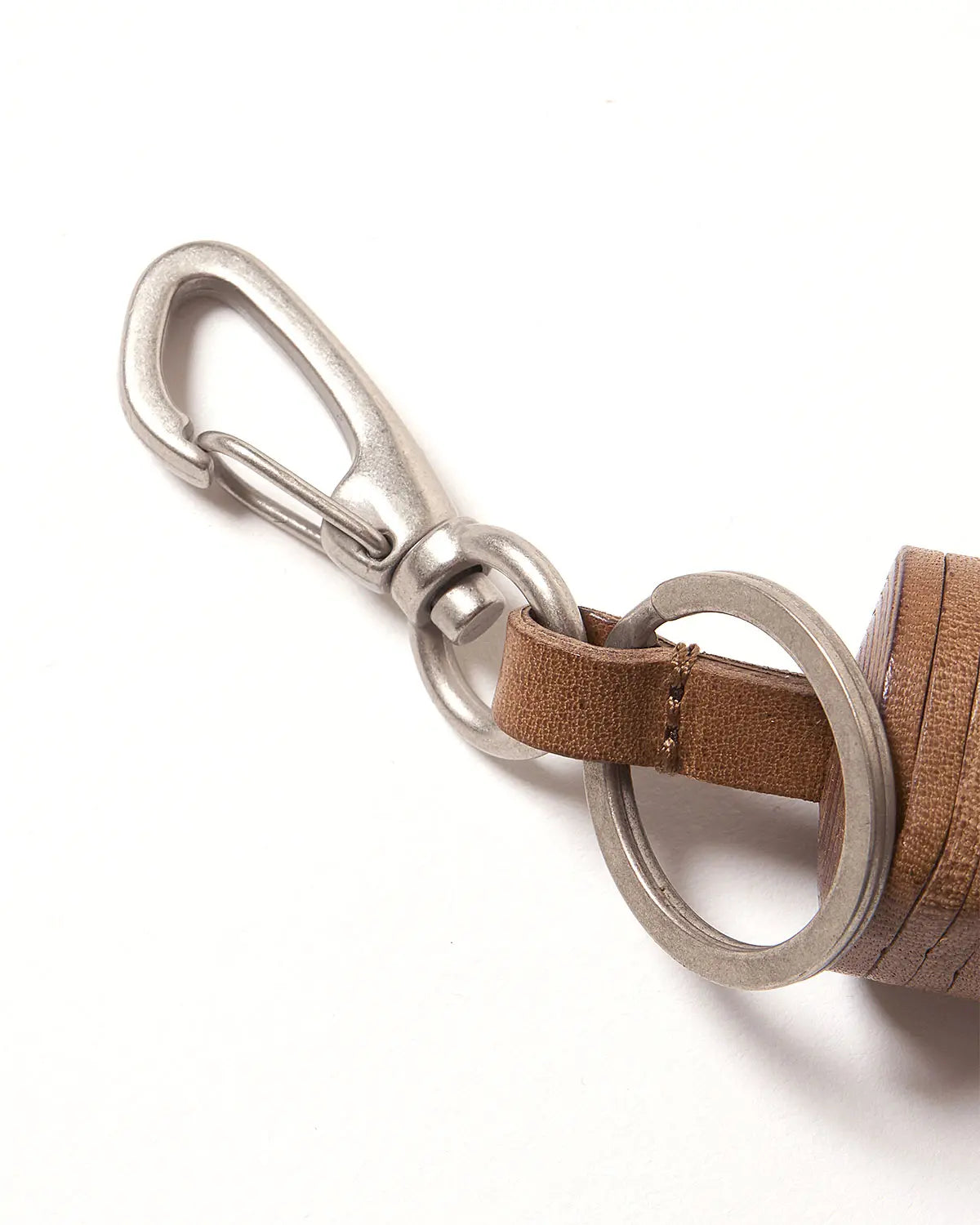 TASSEL KEY RING HORSE LEATHER