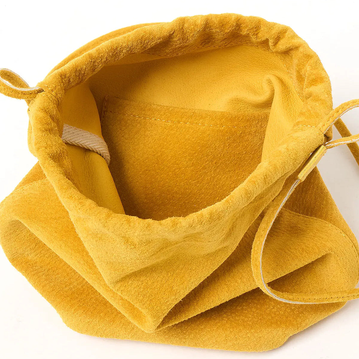 DRAWSTRING POUCH PIG SUEDE [2 COLORS]