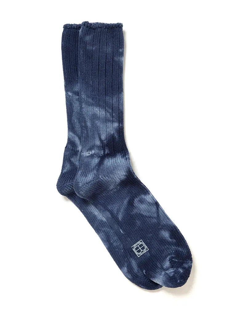TIE-DYED CREW SOCKS C/N/PU