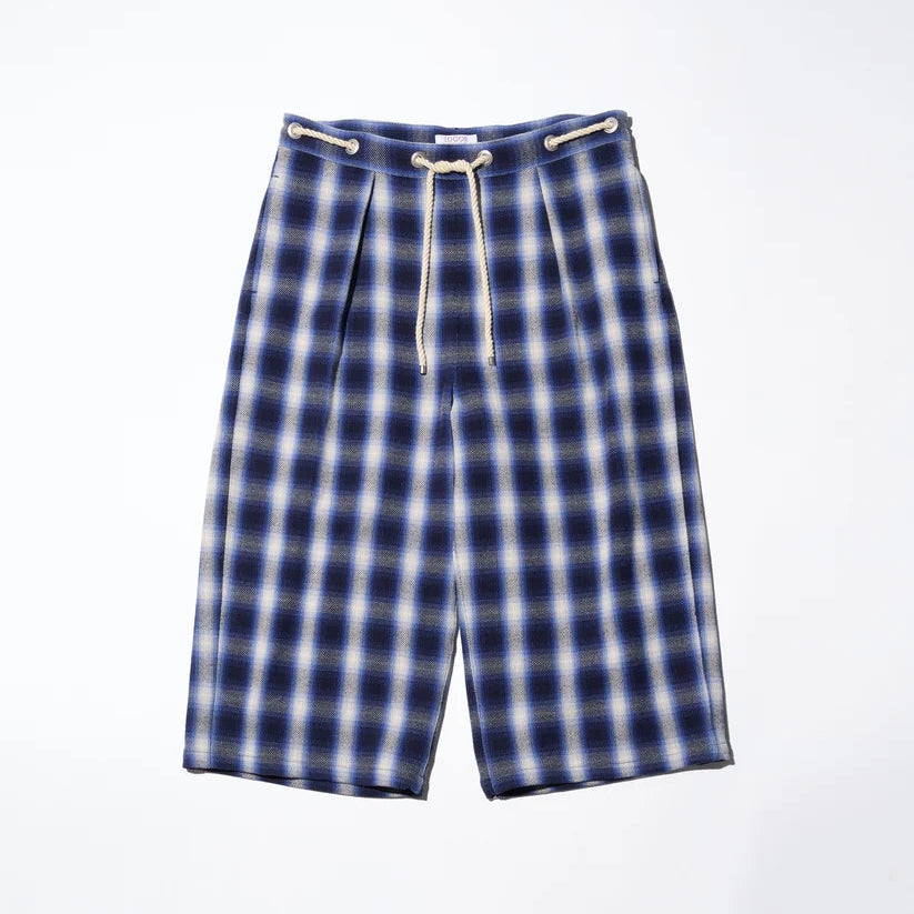 HEAVY FLANNEL CROPPED BAGGY [2COLORS]