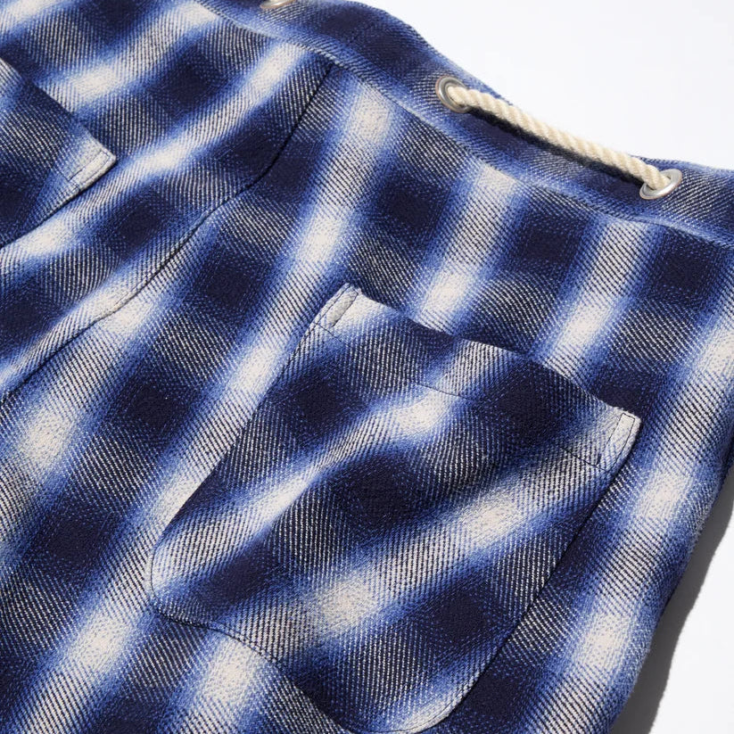 HEAVY FLANNEL CROPPED BAGGY [2COLORS]