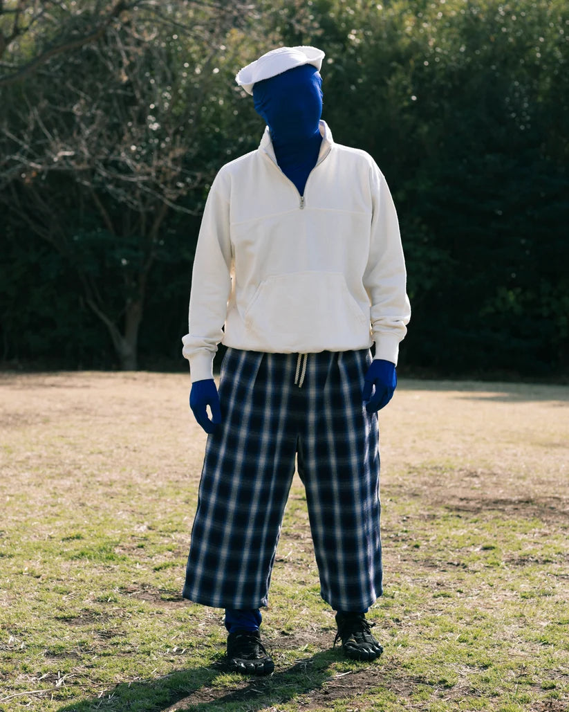 HEAVY FLANNEL CROPPED BAGGY [2COLORS]