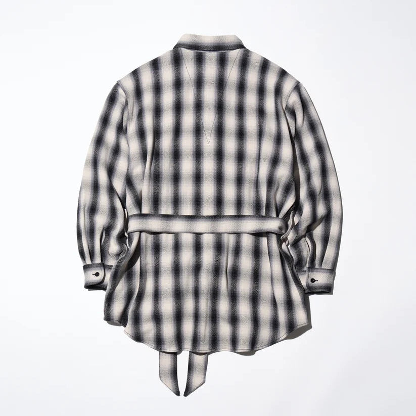 HEAVY FLANNEL OVER SHIRT JACKET [2COLORS]