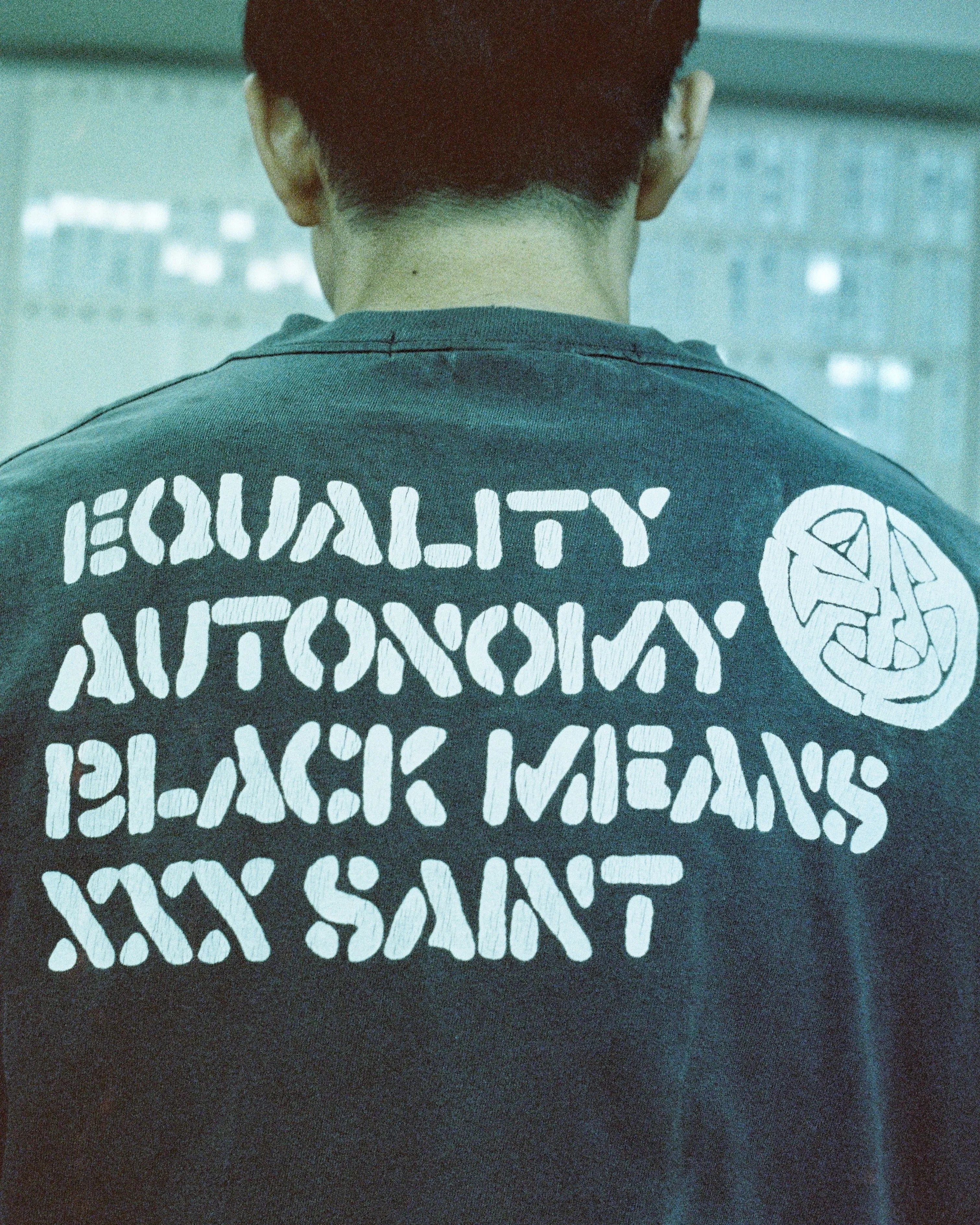 SM-MK1-0000-C51/BKM_SS T-SHIRT/PEACE/BLACK