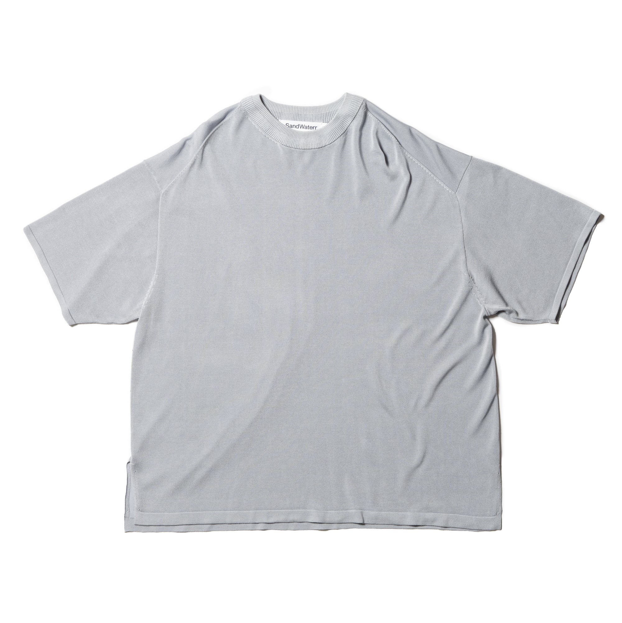 RESEARCHED SWEATER SS /RAYON MIX YARN [2 COLORS]