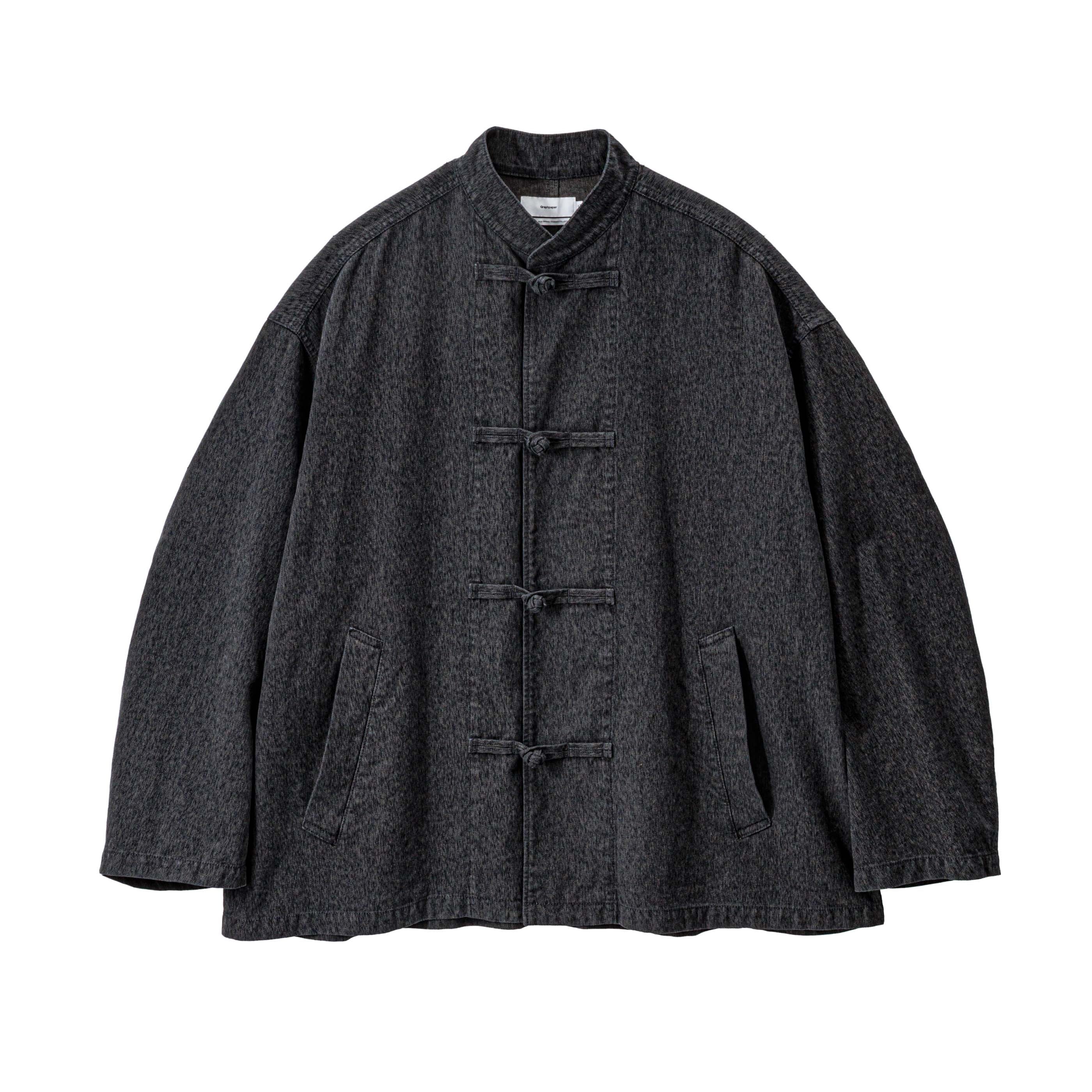 Sulfur Dyed Gabardine Kung-Fu Jacket