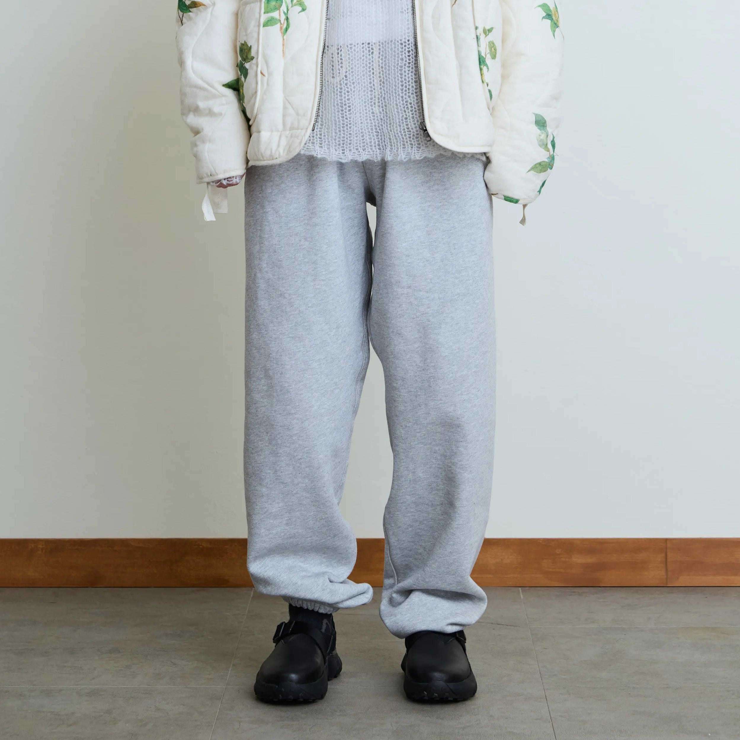 RESEARCHED EASY PANTS / COTTON SWEAT [2COLORS]
