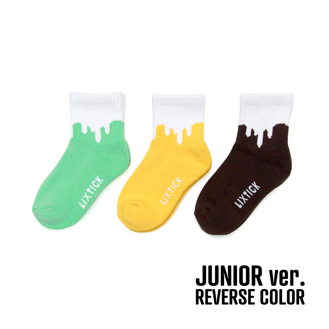 DRIP SOCKS 3PACK [JUNIOR - Rev]