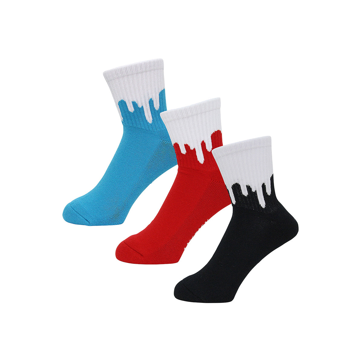 DRIP SOCKS 3PACK (REVERSE) [8 COLORS]