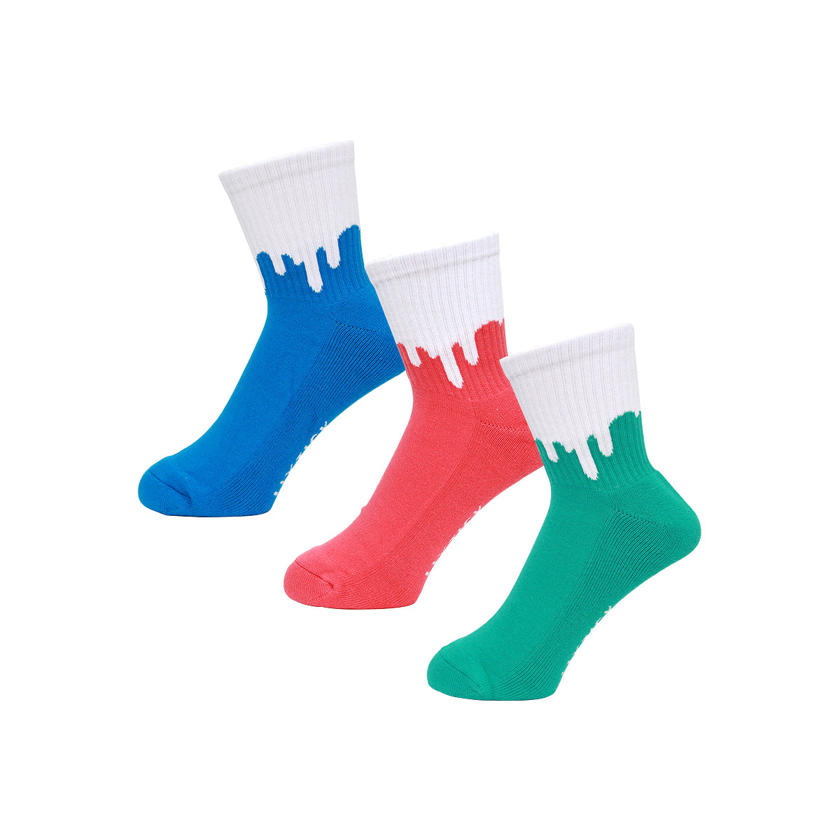 DRIP SOCKS 3PACK (REVERSE) [8 COLORS]