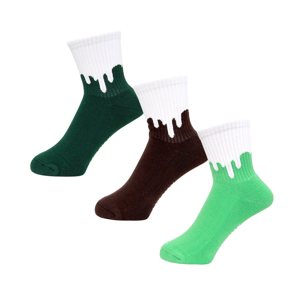 DRIP SOCKS 3PACK (REVERSE) [8 COLORS]