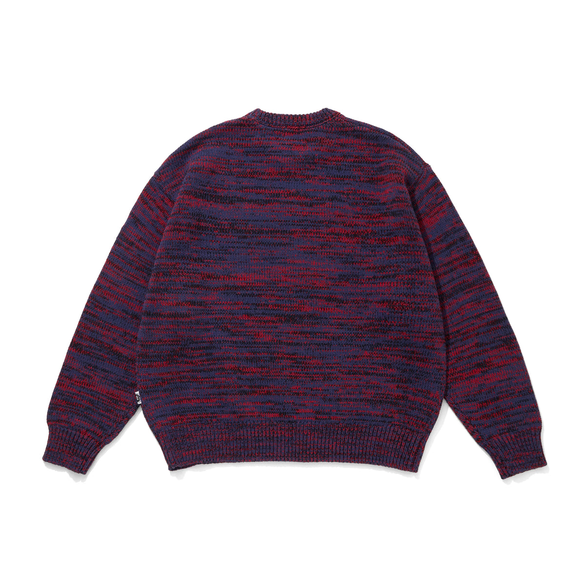 MIX KNIT SWEATER WITH BADGE_JAZZ