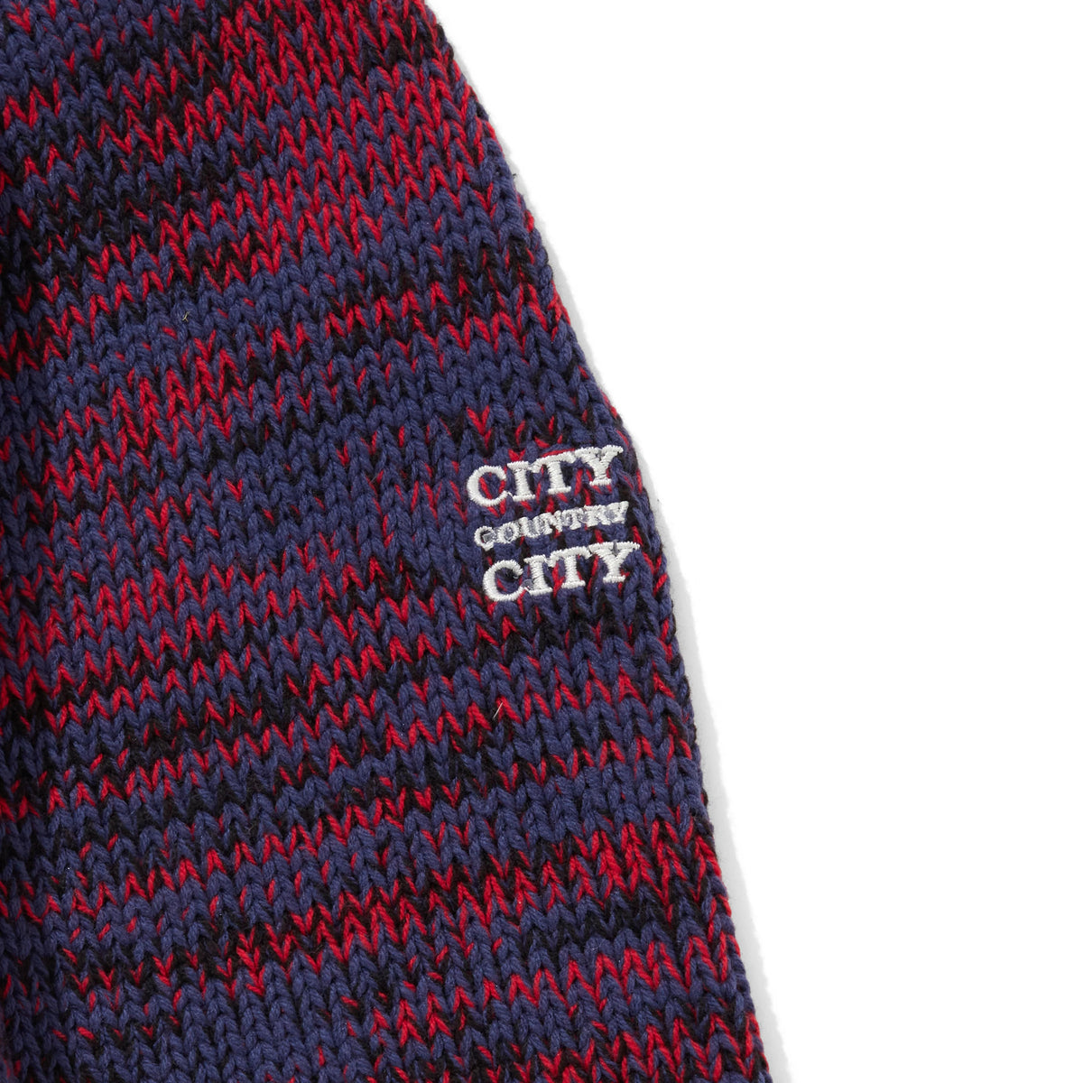 MIX KNIT SWEATER WITH BADGE_JAZZ