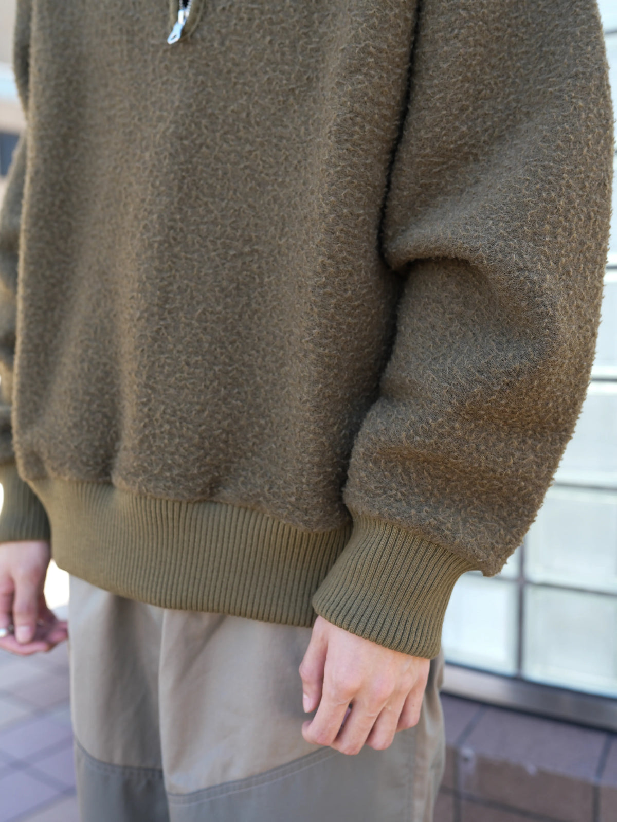 NAPPER HALF-ZIP KNIT SWEAT [3 COLORS]