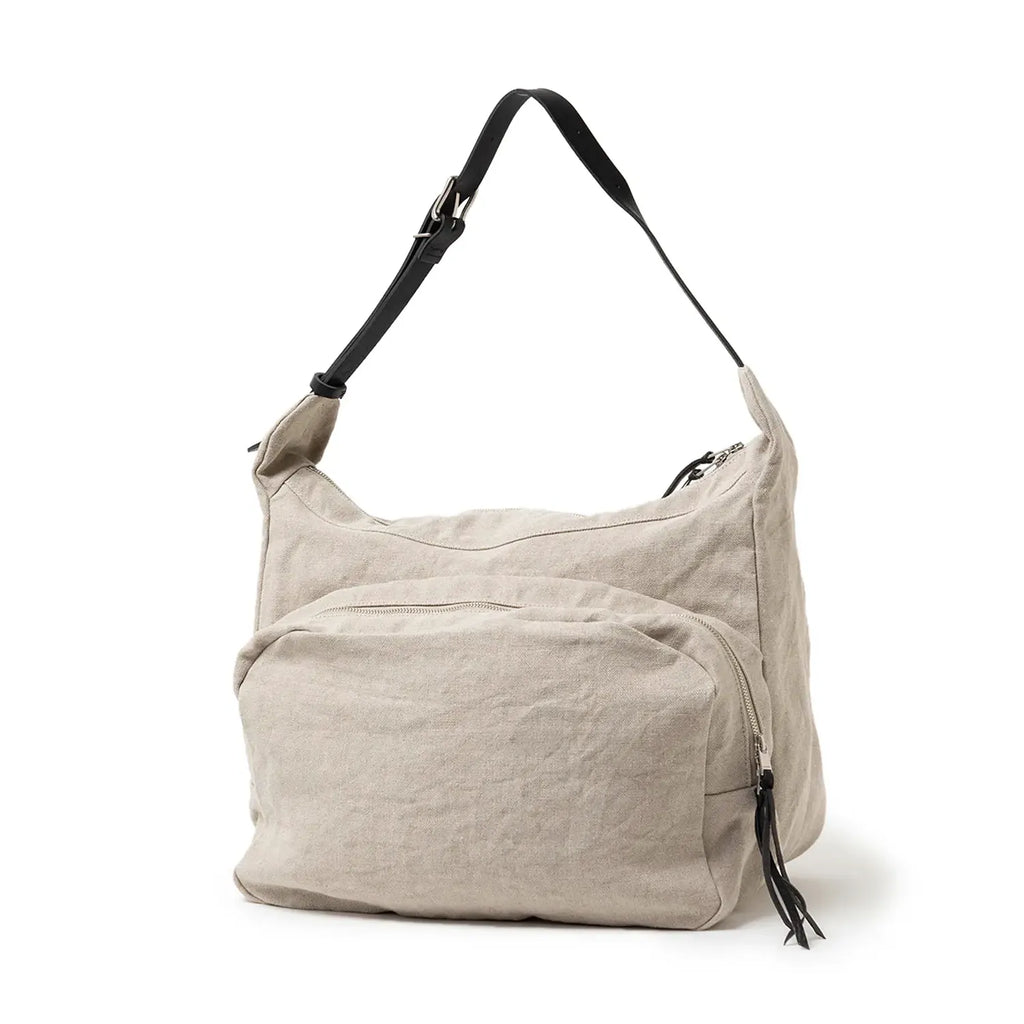 VOYAGER 2WAY SHOULDER BAG LINEN CANVAS [2 COLORS]