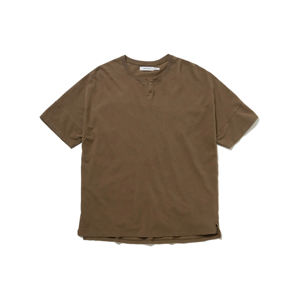 CLERK S/S T-NECK TEE C/L PIQUE