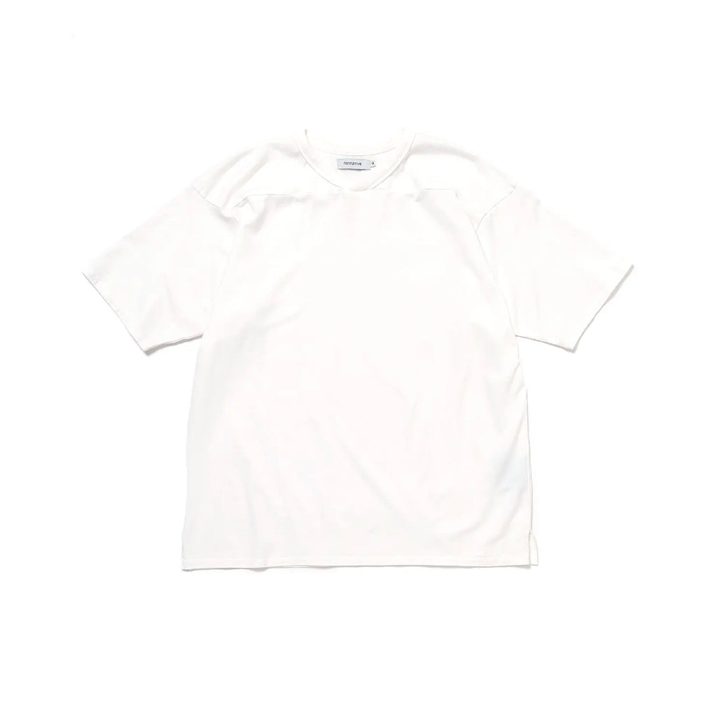 COACH S/S V-NECK TEE COTTON JERSEY OVERDYED [4 COLORS]