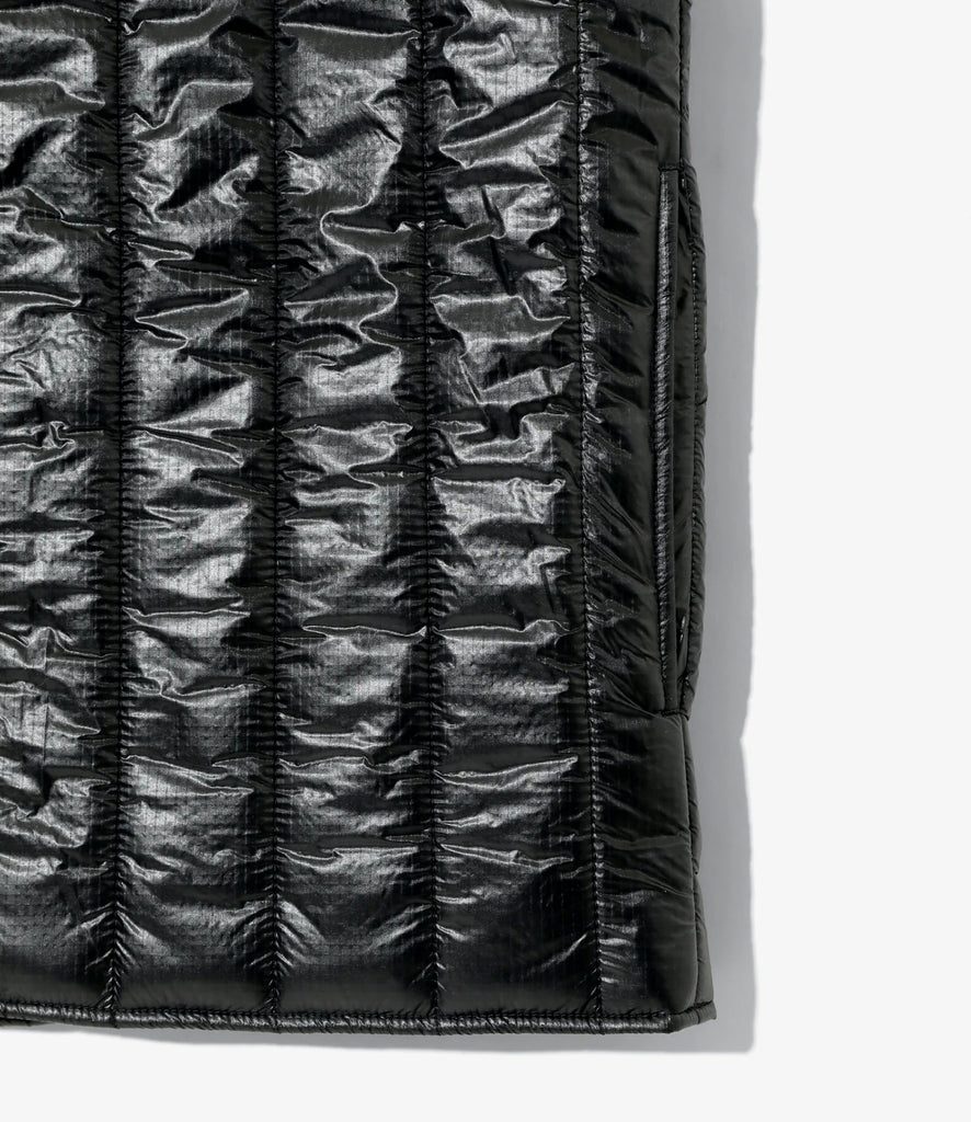 South2 West8 / Quilted Crew Neck Vest - Nylon Ripstop