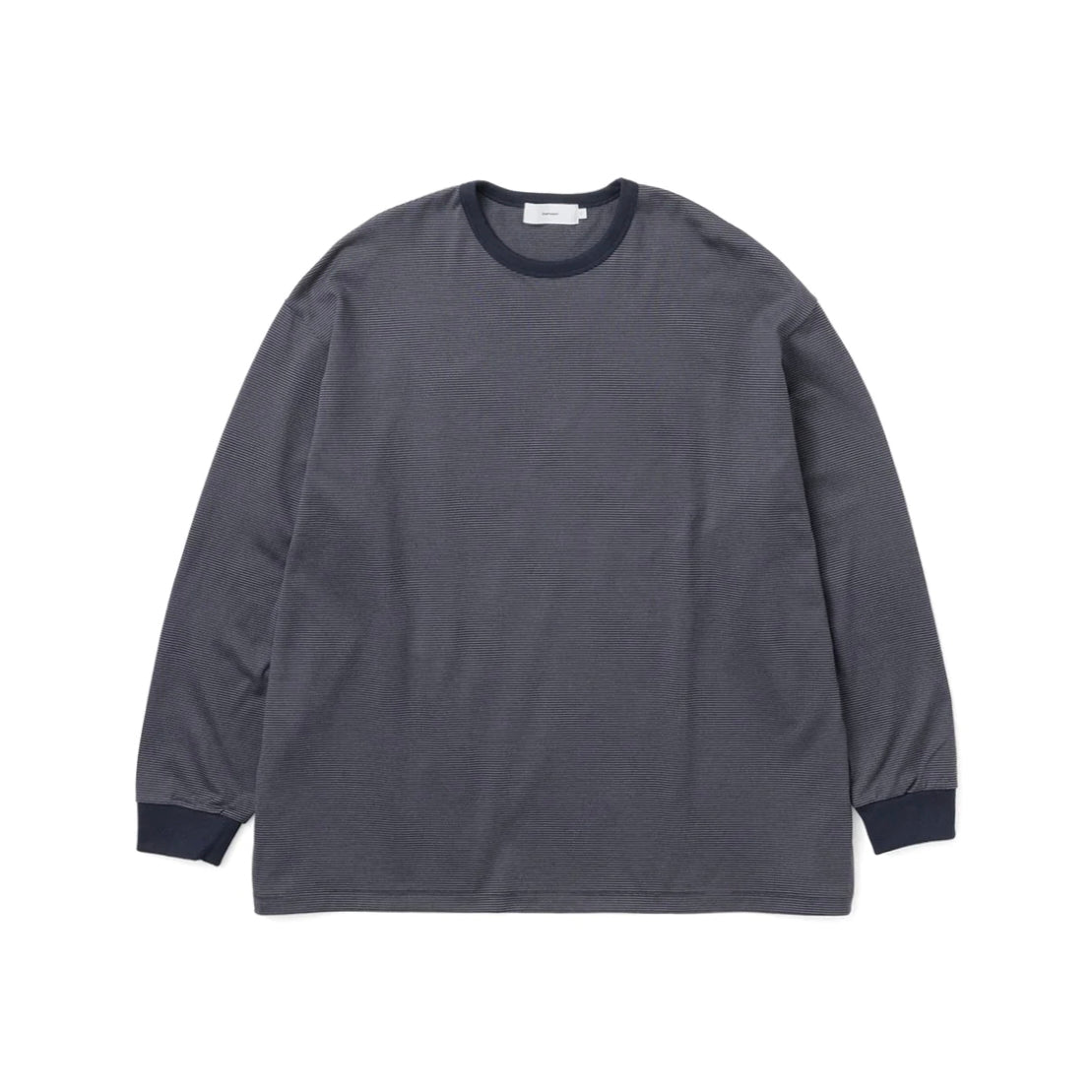 トップス 25SS Graphpaper Narrow Border L/S Tee Graphpaper Narrow Border L/S Tee / Fine Cotton Ringer L/S