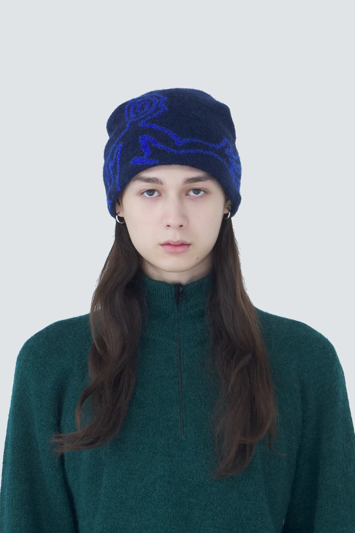 MASCOT MOHAIR MEXED BEANIE [5COLORS]