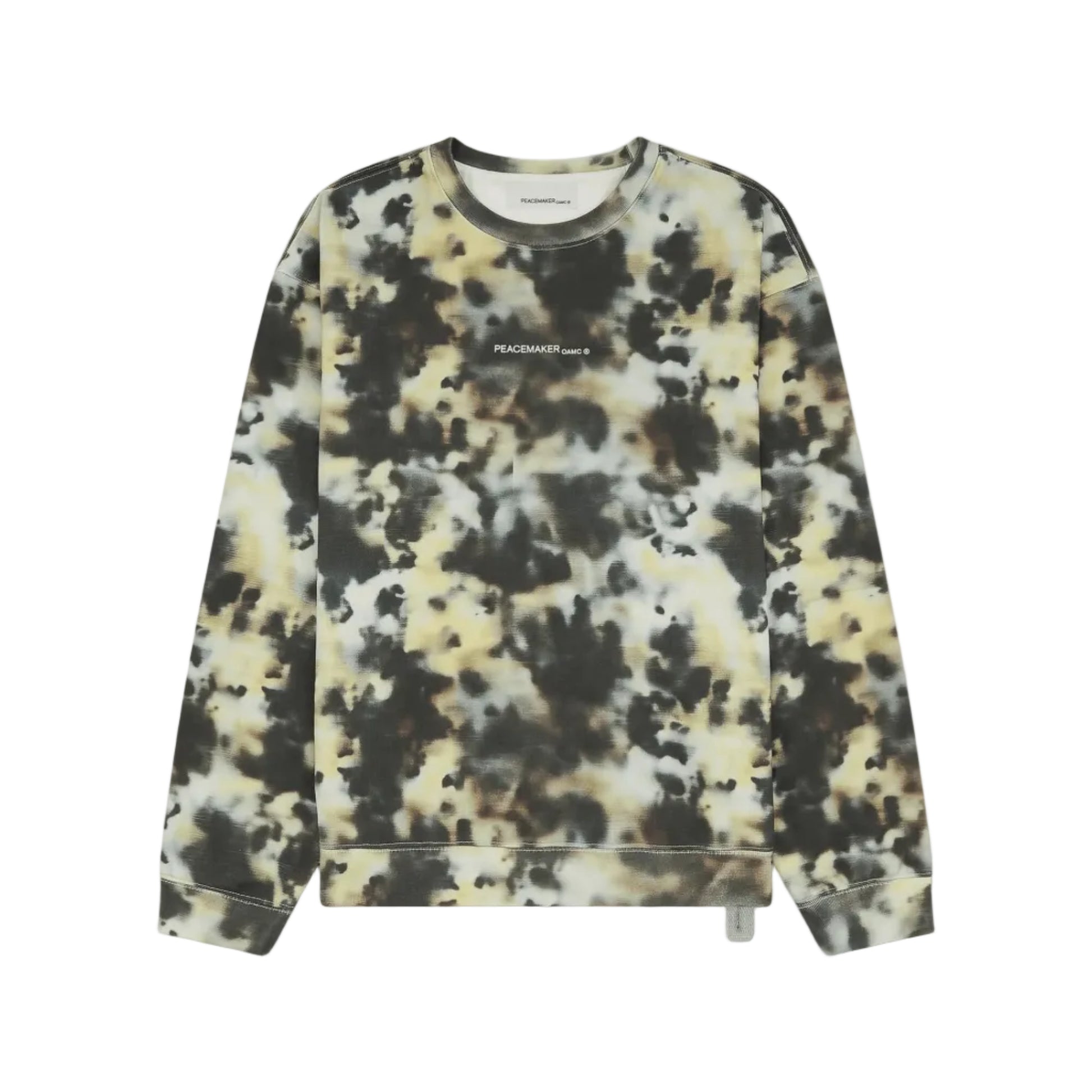 Loose Fit Crewneck Camo Print