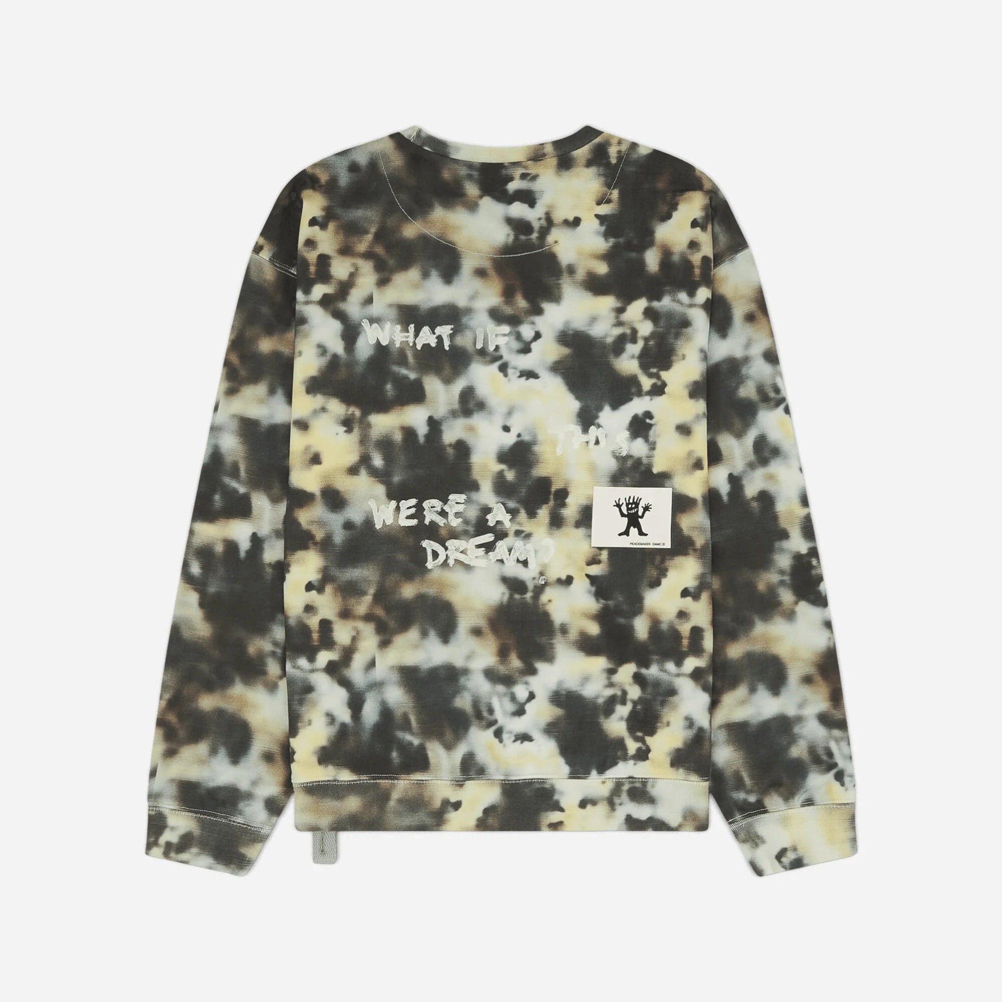 Loose Fit Crewneck Camo Print