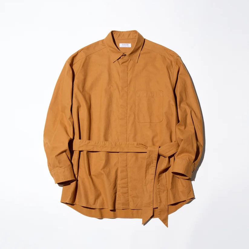 OILED FLANNEL OVER SHIRT [4COLORS]