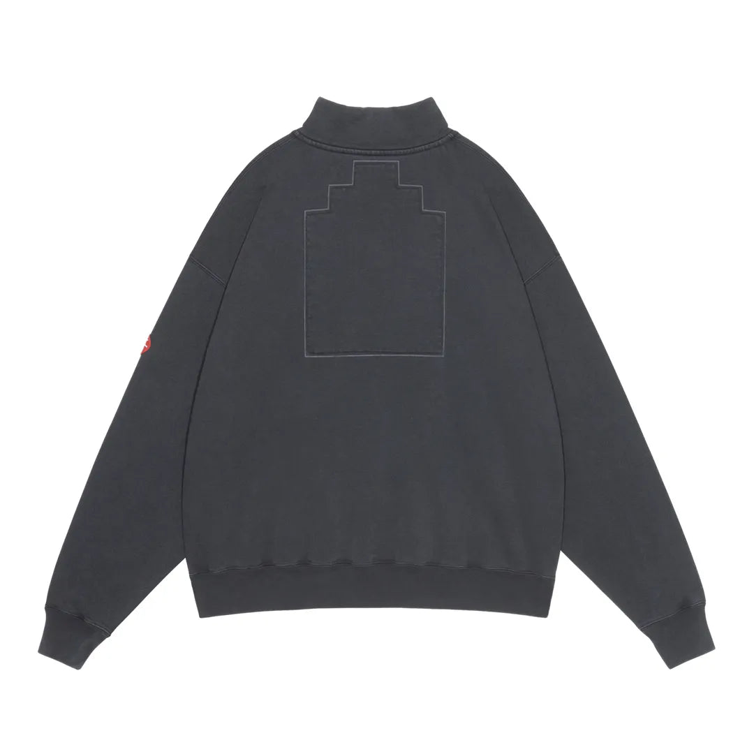 OVERDYE HALF ZIP CASUAL SWEAT