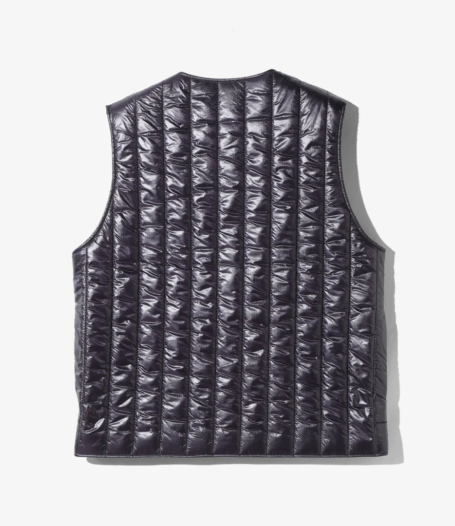 South2 West8 / Quilted Crew Neck Vest - Nylon Ripstop