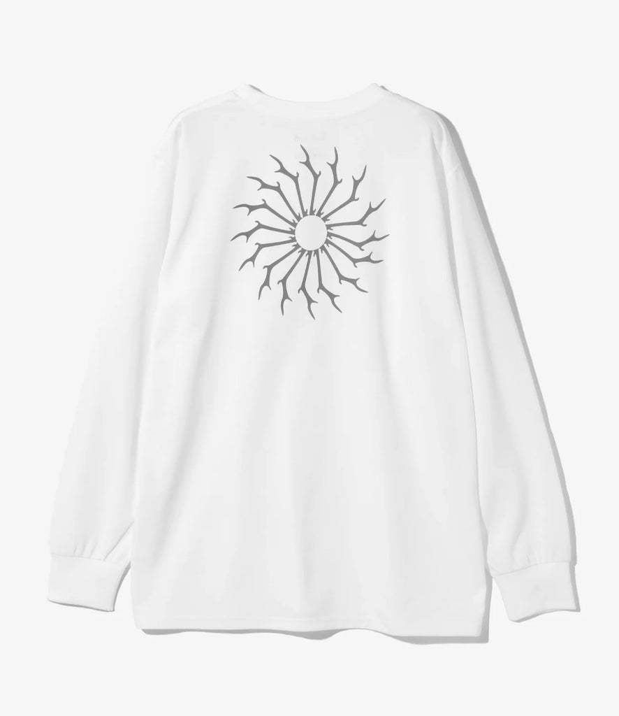 South2 West8 / L/S Round Pocket Tee - Circle Horn