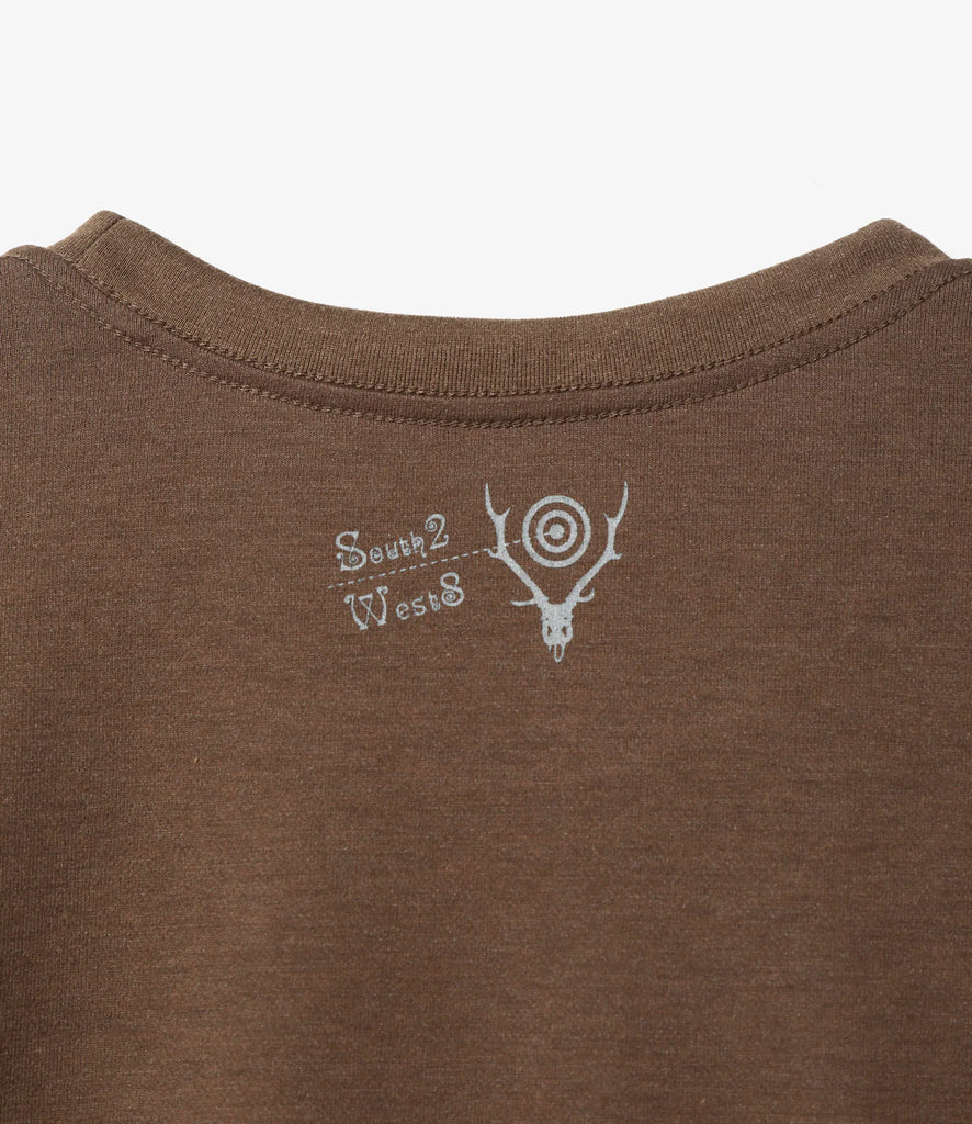 South2 West8 / L/S Crew Neck Tee - Skull&Target