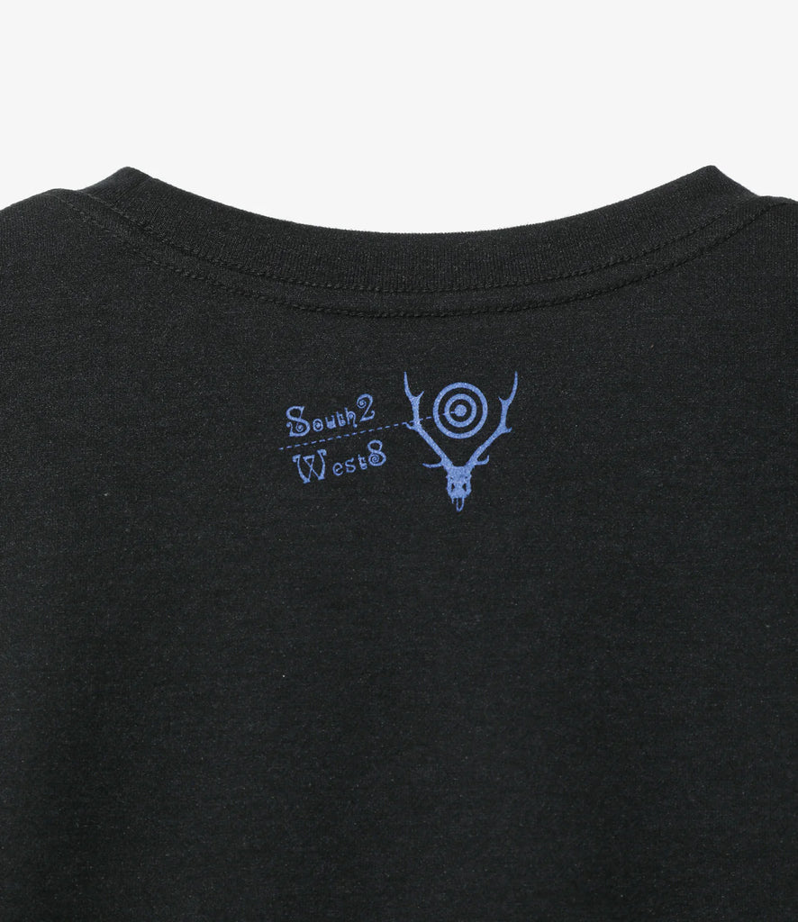 South2 West8 / L/S Crew Neck Tee - Skull&Target