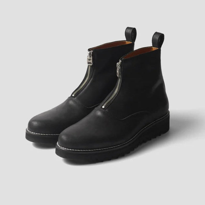 PULL TAB ZIP BOOTS vibram tank sole